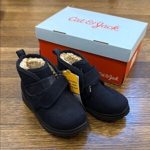 Cat & Jack Kids' Navy Boots